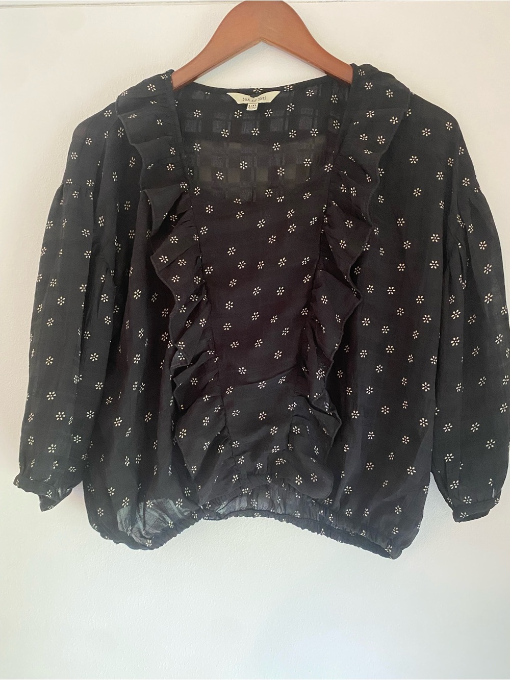 Yak & Yeti Boho Crop Blouse